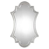 Uttermost Elara Antiqued Silver 27" x 43" Quatrefoil Wall Mirror | Amazon (US)