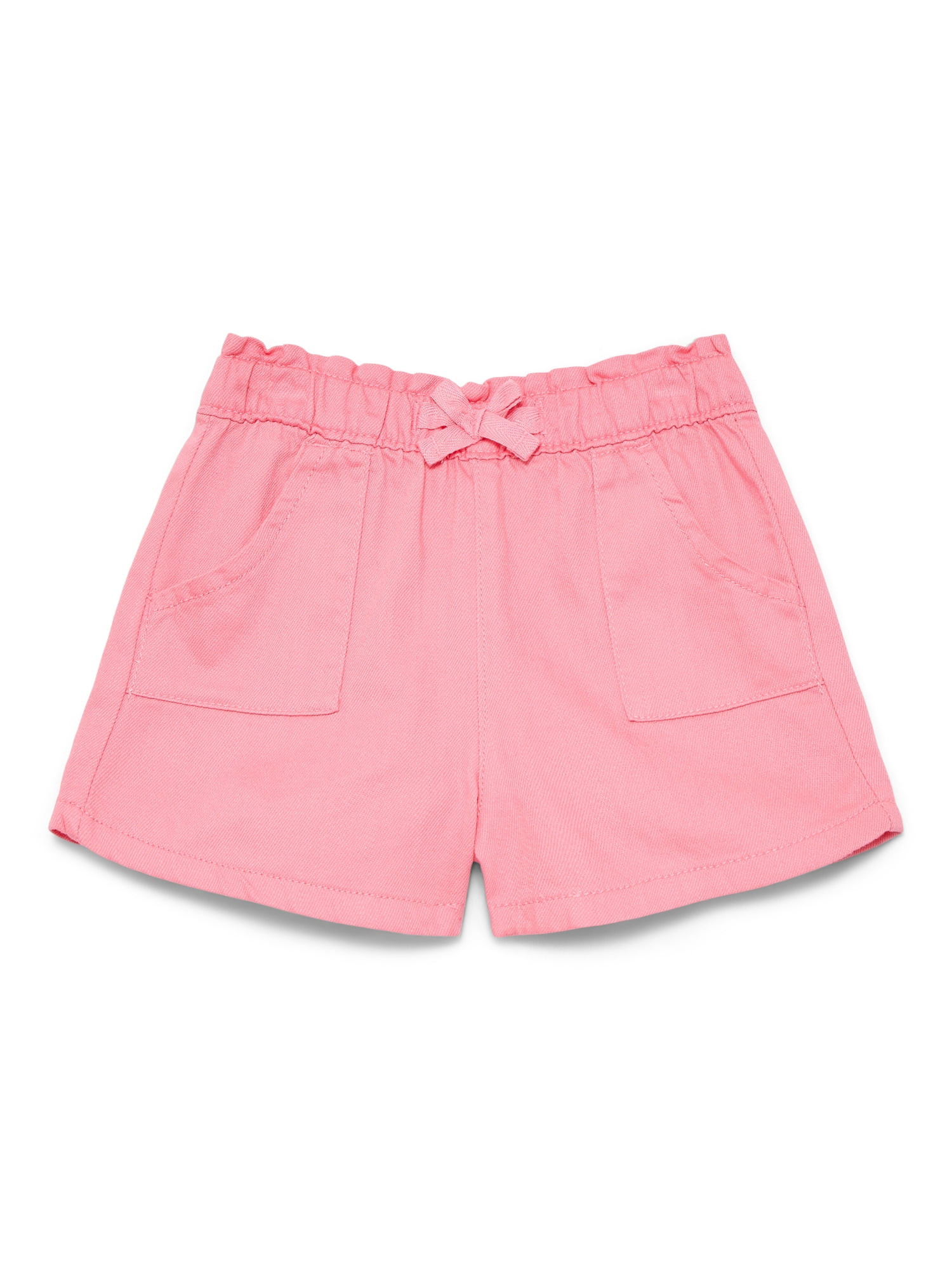 Wonder Nation Baby Girl Woven Shorts, Sizes 0-24 Months | Walmart (US)