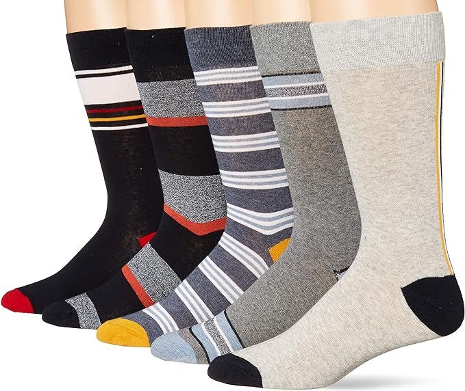 Goodthreads Men's 5-Pack Patterned Socks | Amazon (US)