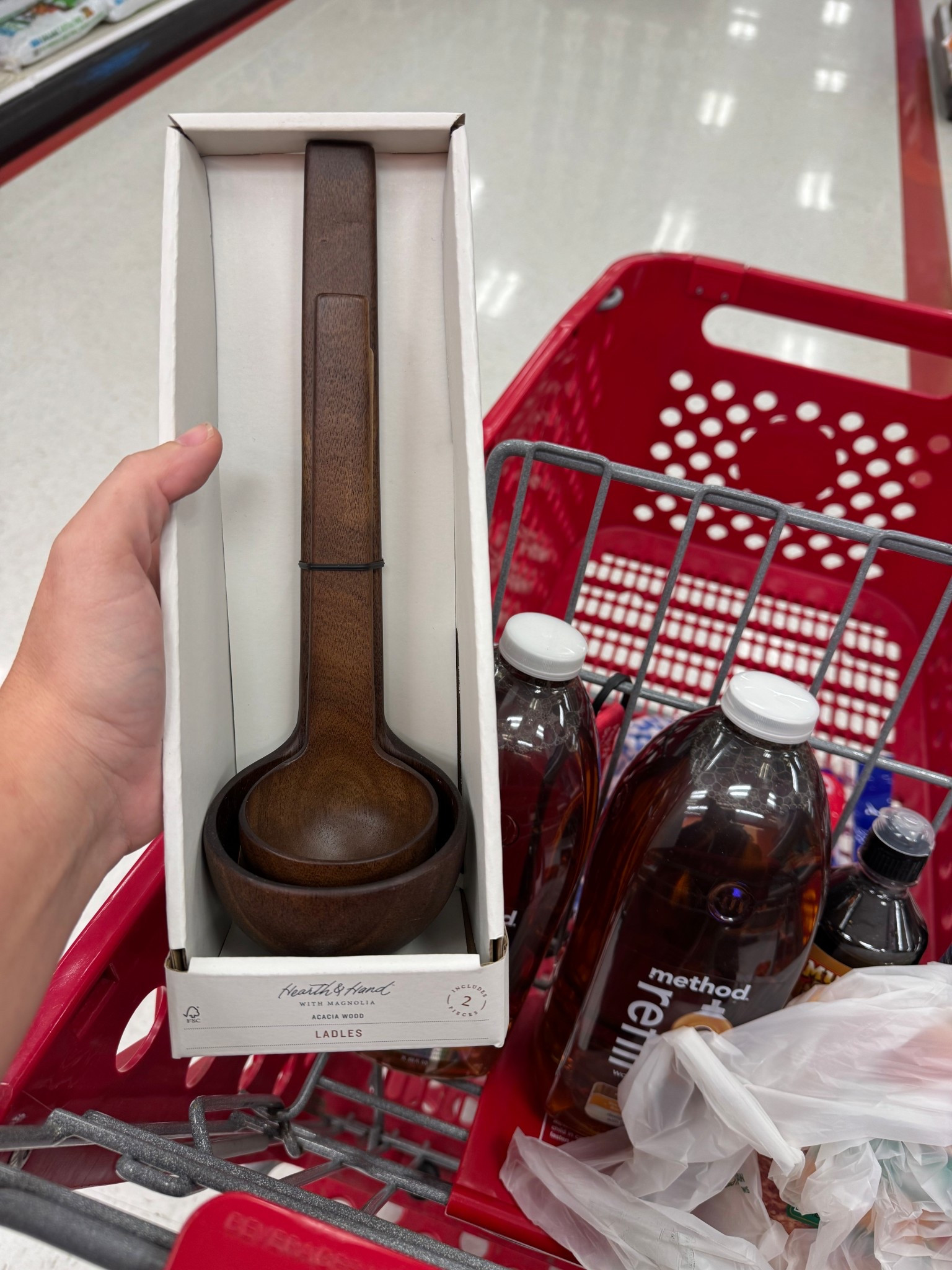 Okay but tell me why I picked this up like 4 times before finally texting my husband for backup 😂 He said “get it”… so obviously I did! 🙌
These Hearth & Hand acacia wood ladles are seriously the prettiest kitchen find — cozy, timeless, and totally Target-worthy 🛒
Would you have grabbed them too or left them behind?! 👇

#LTKHome #LTKSaleAlert #LTKFindsUnder50