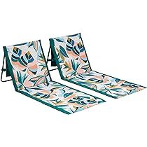 Lightspeed Outdoors 2-Pack Lounger Park and Beach Chair (Punchy Floral) | Amazon (US)