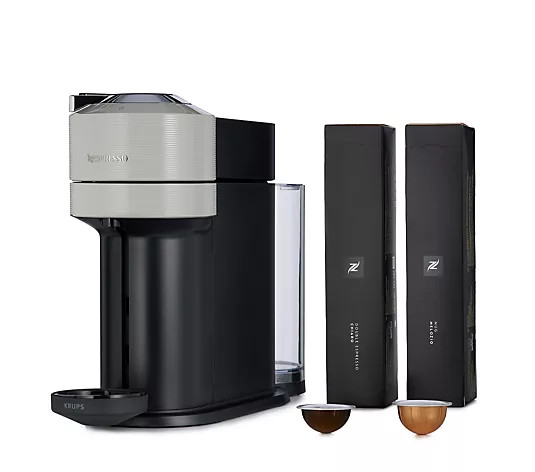 Nespresso Vertuo Next by Krups + 20 Capsules - QVC UK | QVC UK