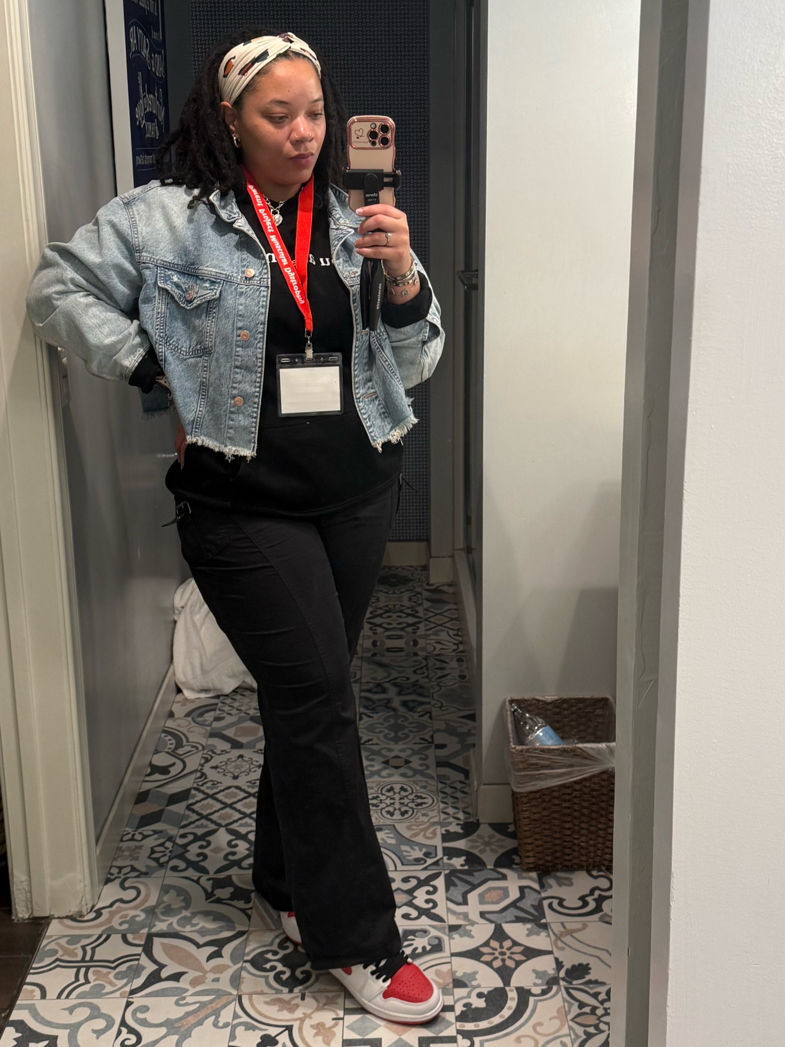 Last Day of Conference + Travel Fit

I bought these pants for $9 at Target. Unfortunately they are not longer available 🫤 but they are comfy, stretchy, & cute!

Jacket and headband is also from Target. Hoodie is from Amazon. Sneakers are from Nike (Air Jordan 1 Retro High OG).

#LTKStyleTip #LTKShoeCrush #LTKMidsize