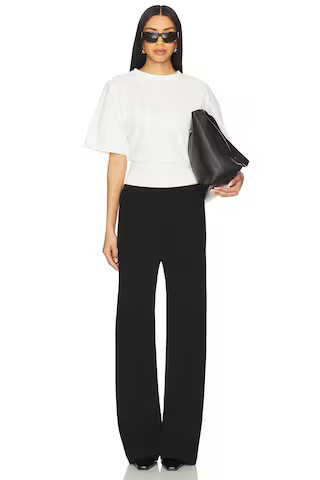 EAVES Loretta Bias Pant in Black from Revolve.com | Revolve Clothing (Global)