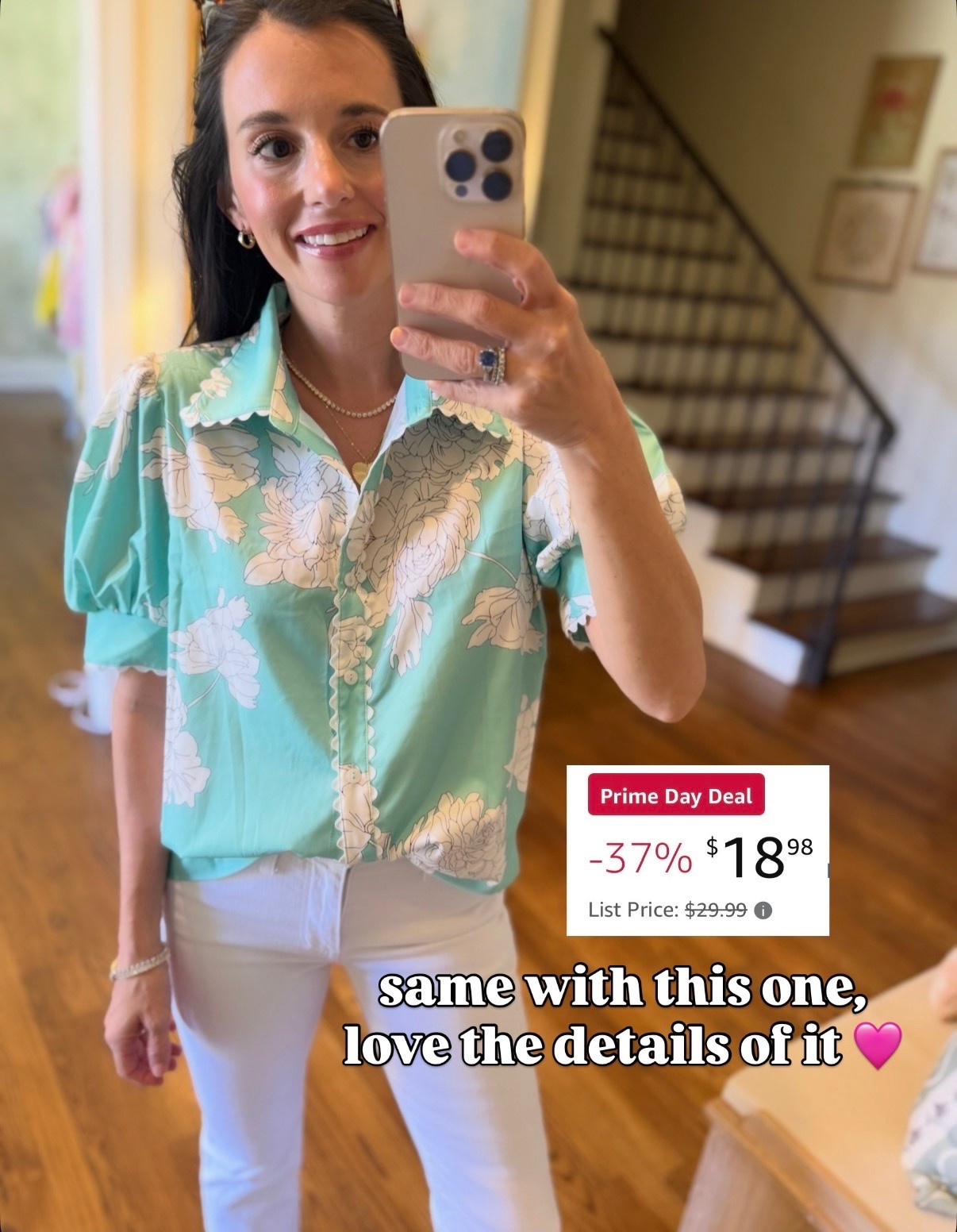 prime day! i love this top so much!

#LTKmomlife #LTKPetite #LTKSaleAlert