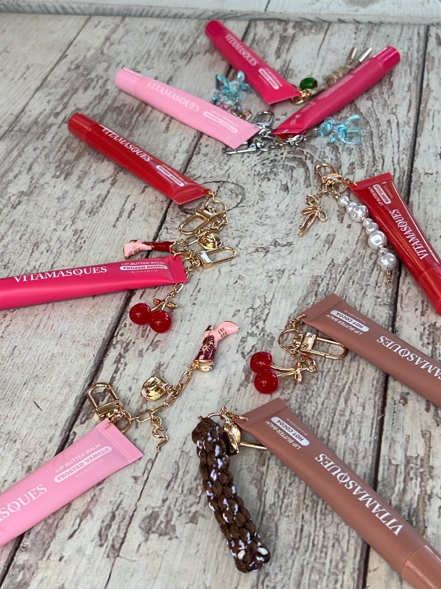 These lip glosses are so good! The charms are too 
cute as well.￼￼

#LTKSeasonal #LTKselfcare #LTKValentine