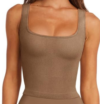 LASLULU Womens Sports Bra Tank Top-Brown 

 #LTKGiftGuide #LTKActive #LTKSaleAlert