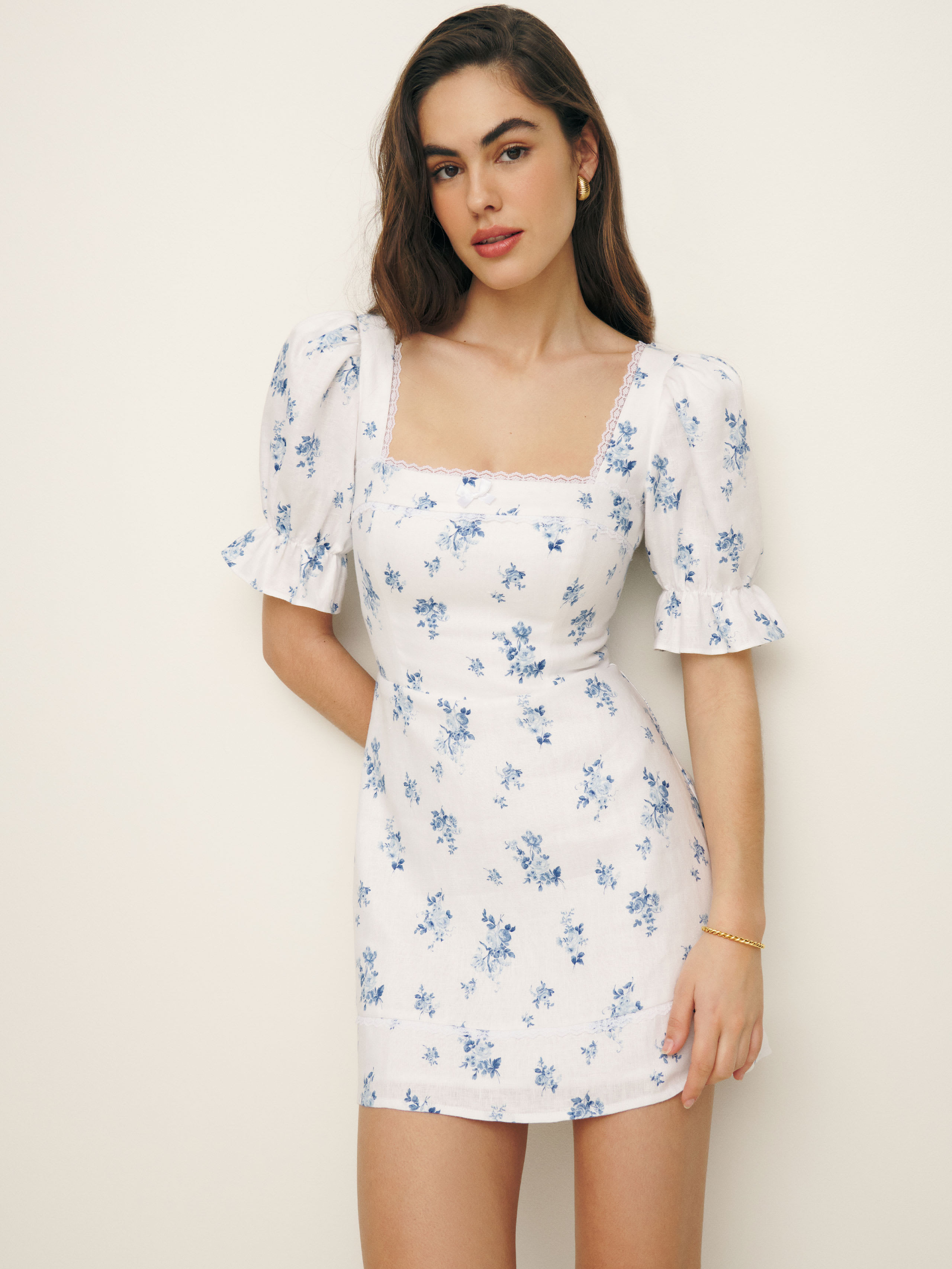 Evianna Linen Dress | Reformation (Global)
