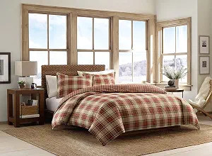 Eddie Bauer - King Duvet Cover Set, Reversible Cotton Bedding with Matching Shams, Stylish Home D... | Amazon (US)