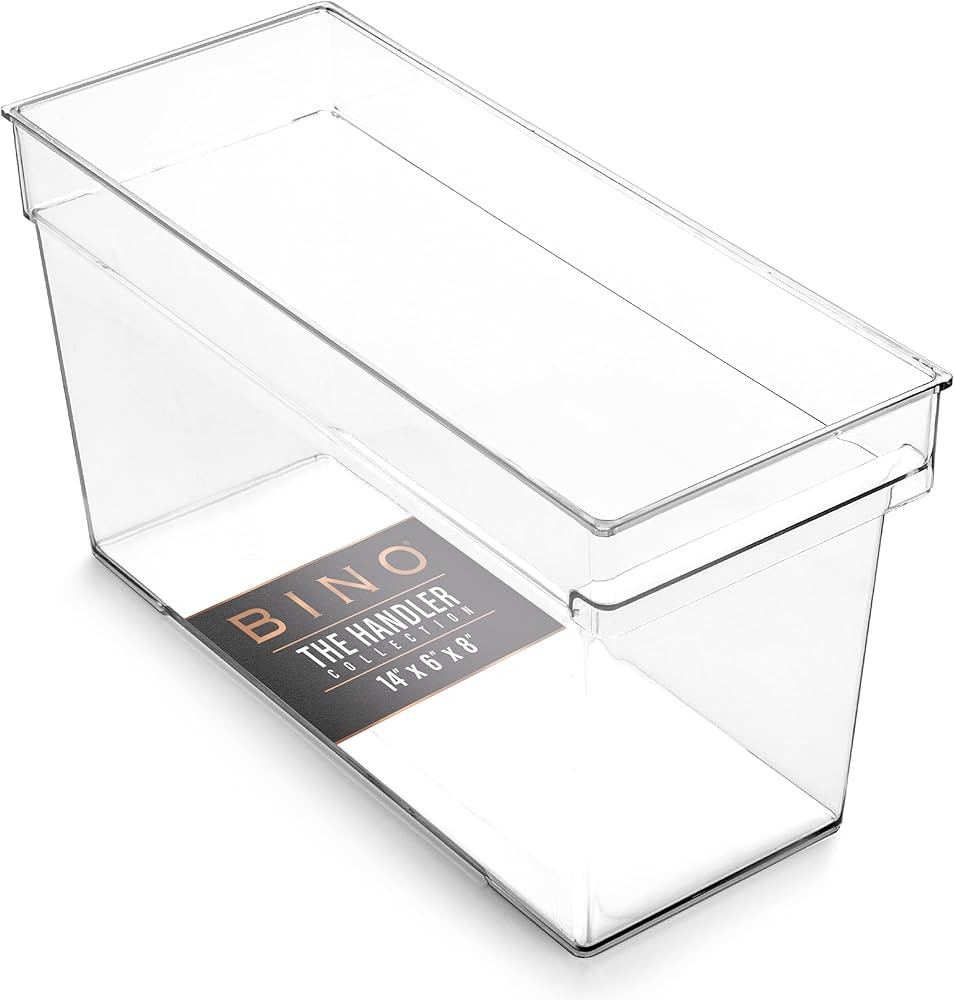 BINO | Plastic Storage Bins, Deep Medium | THE HANDLER COLLECTION | Multipurpose Organizer Bins |... | Amazon (US)