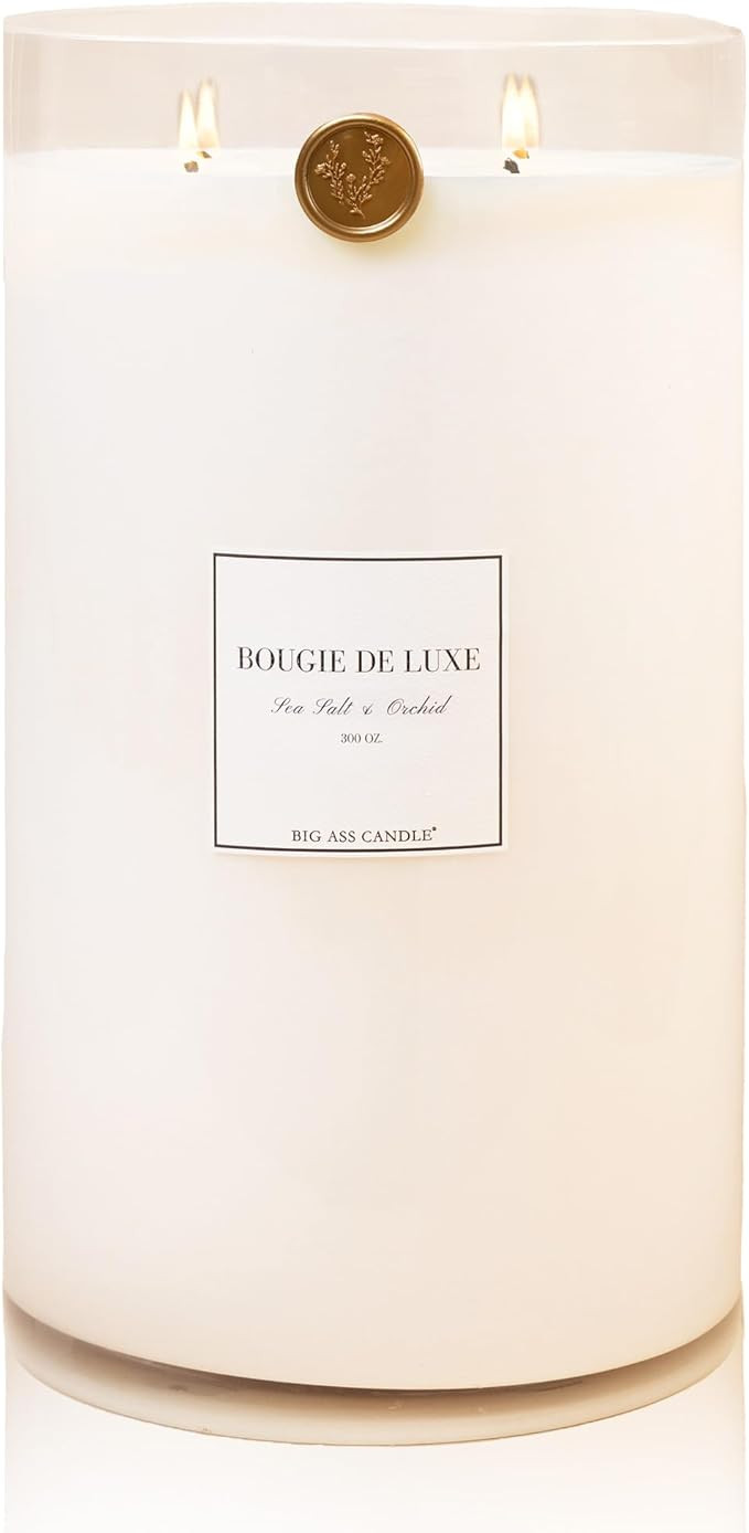 | 300oz, 1000 Hours | Sea Salt & Orchid | Sea Salt, Jasmine, Lily | Natural Coconut-Soy Wax | by ... | Amazon (US)