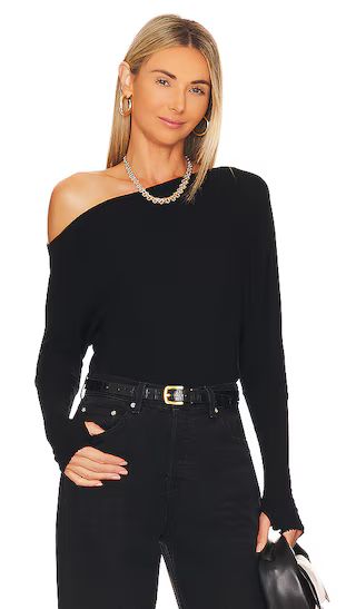 Slouch Top in Black | Revolve Clothing (Global)