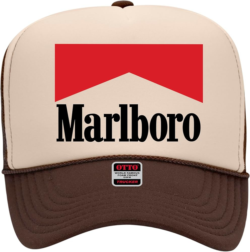 Marl Boro Original Trucker Hat - Premium Snapback for Men and Women - Cowboy Racing Vintage Trend... | Amazon (US)