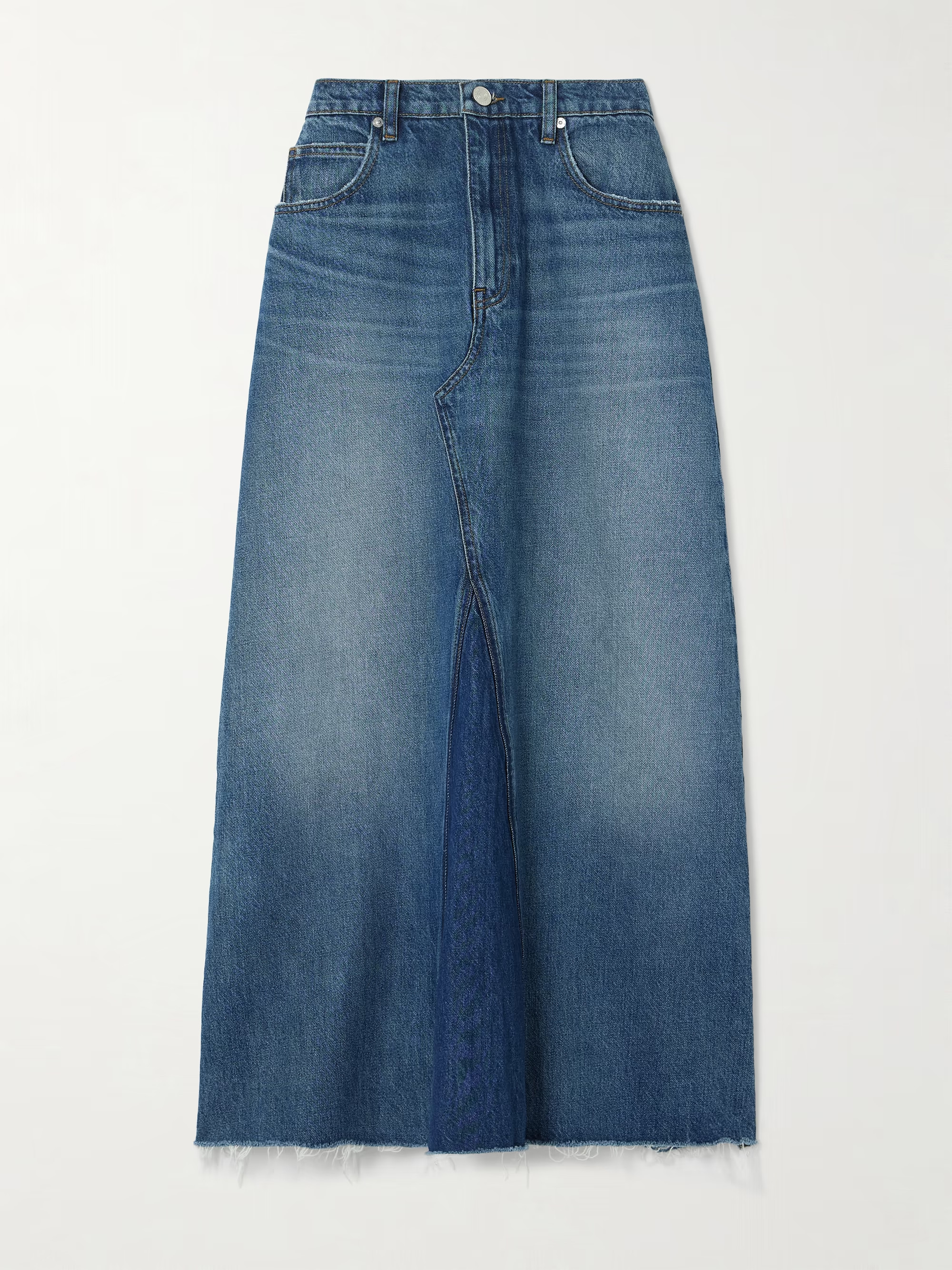 Dorothy denim midi skirt | NET-A-PORTER (US)