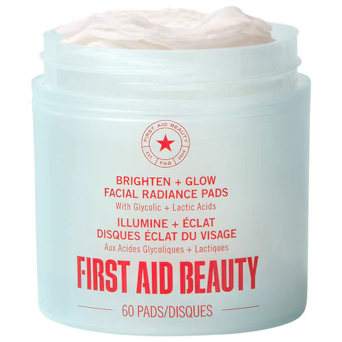 Brighten + Glow Facial Radiance Pads with Glycolic + Lactic Acids | Sephora (US)