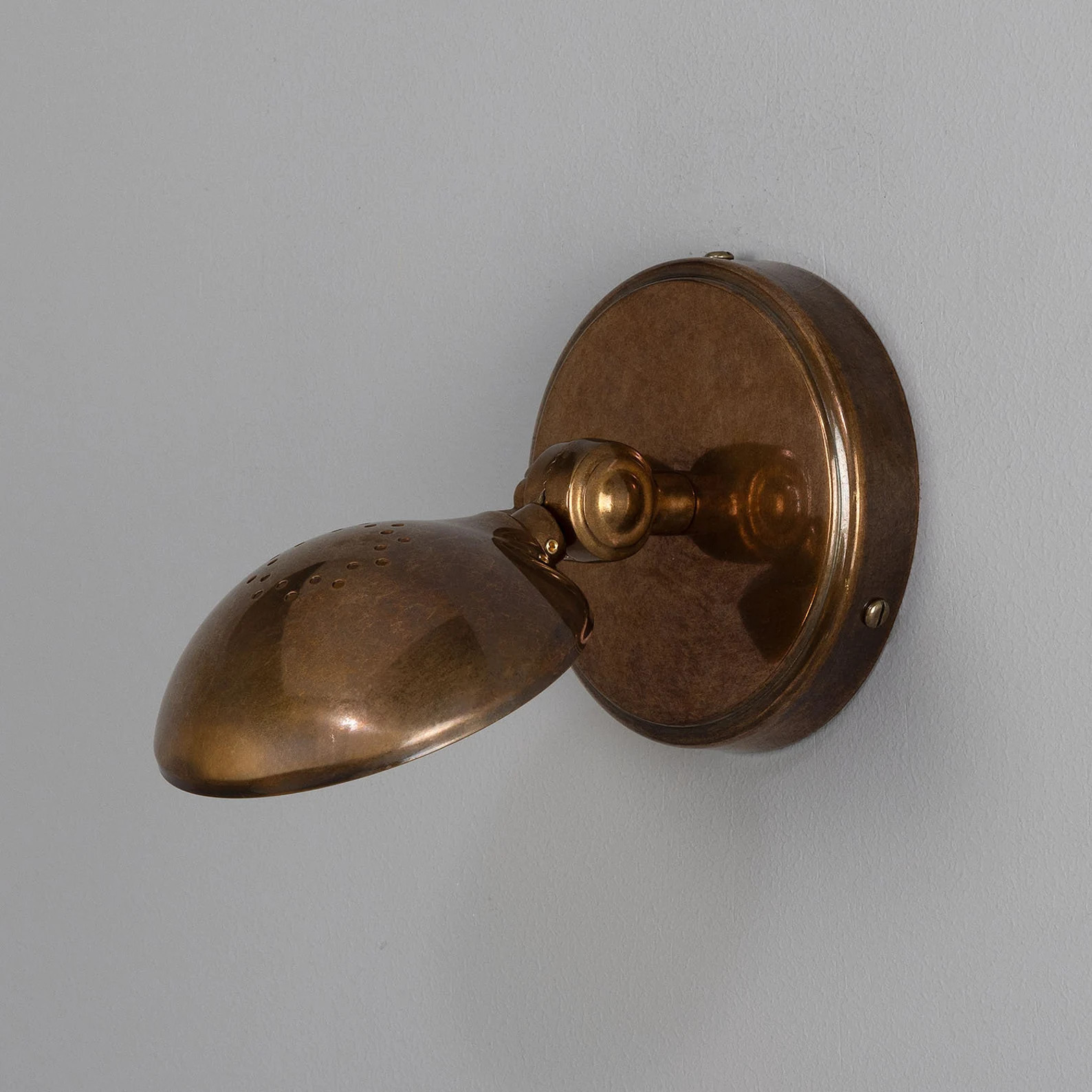 Cody Adjustable Vintage Brass Wall Sconce 7" IP20 | Etsy (Global)