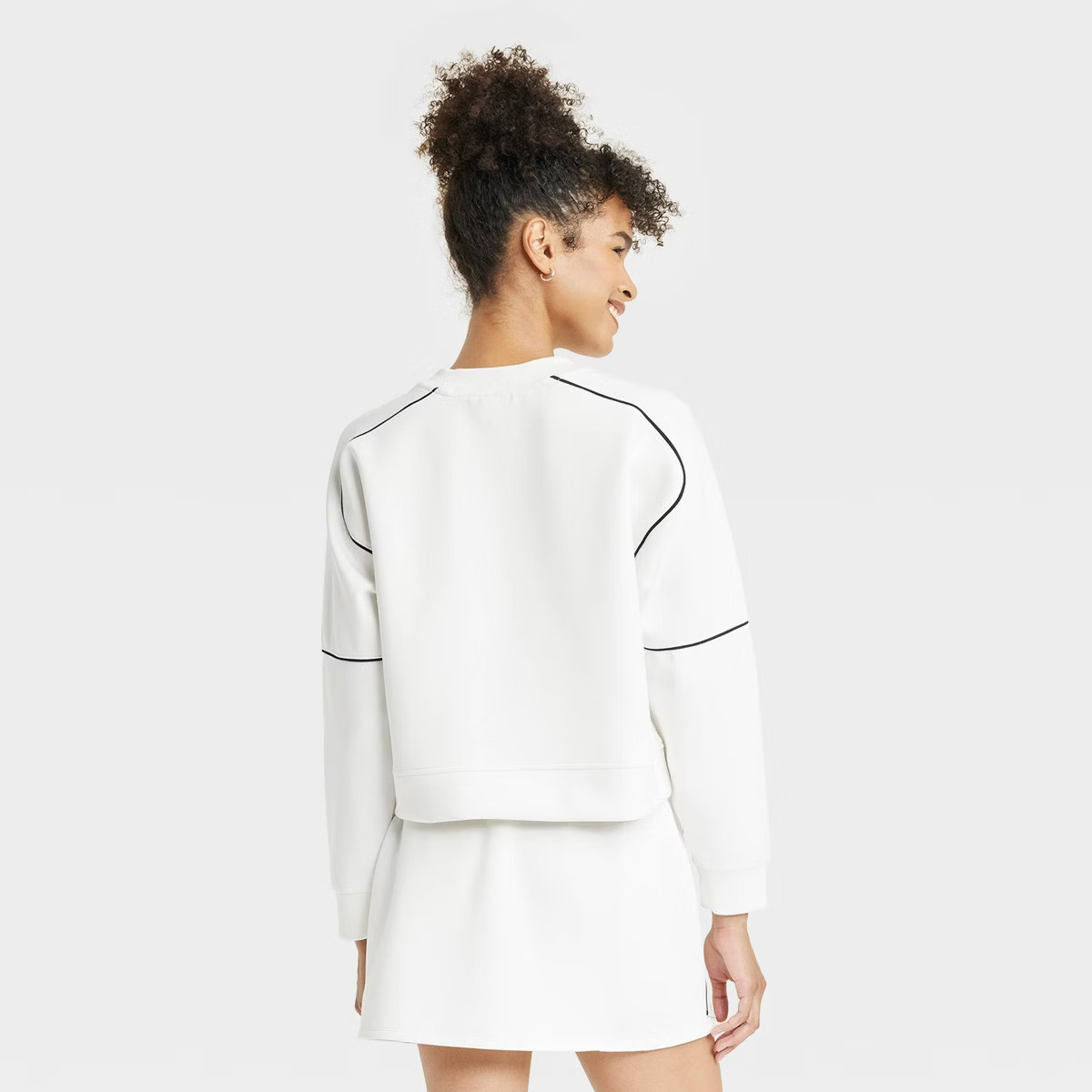 Women's Airy Sleek Crewneck Sweatshirt - All In Motion™ | Target