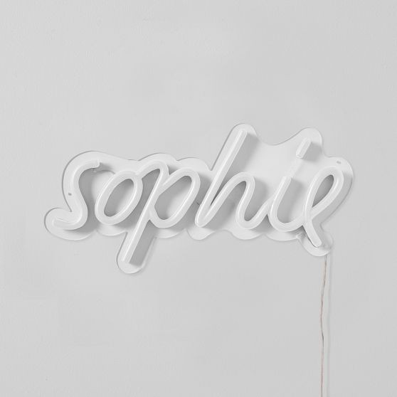 Create Your Own - Neon Flow LED Wall Light | Pottery Barn Teen