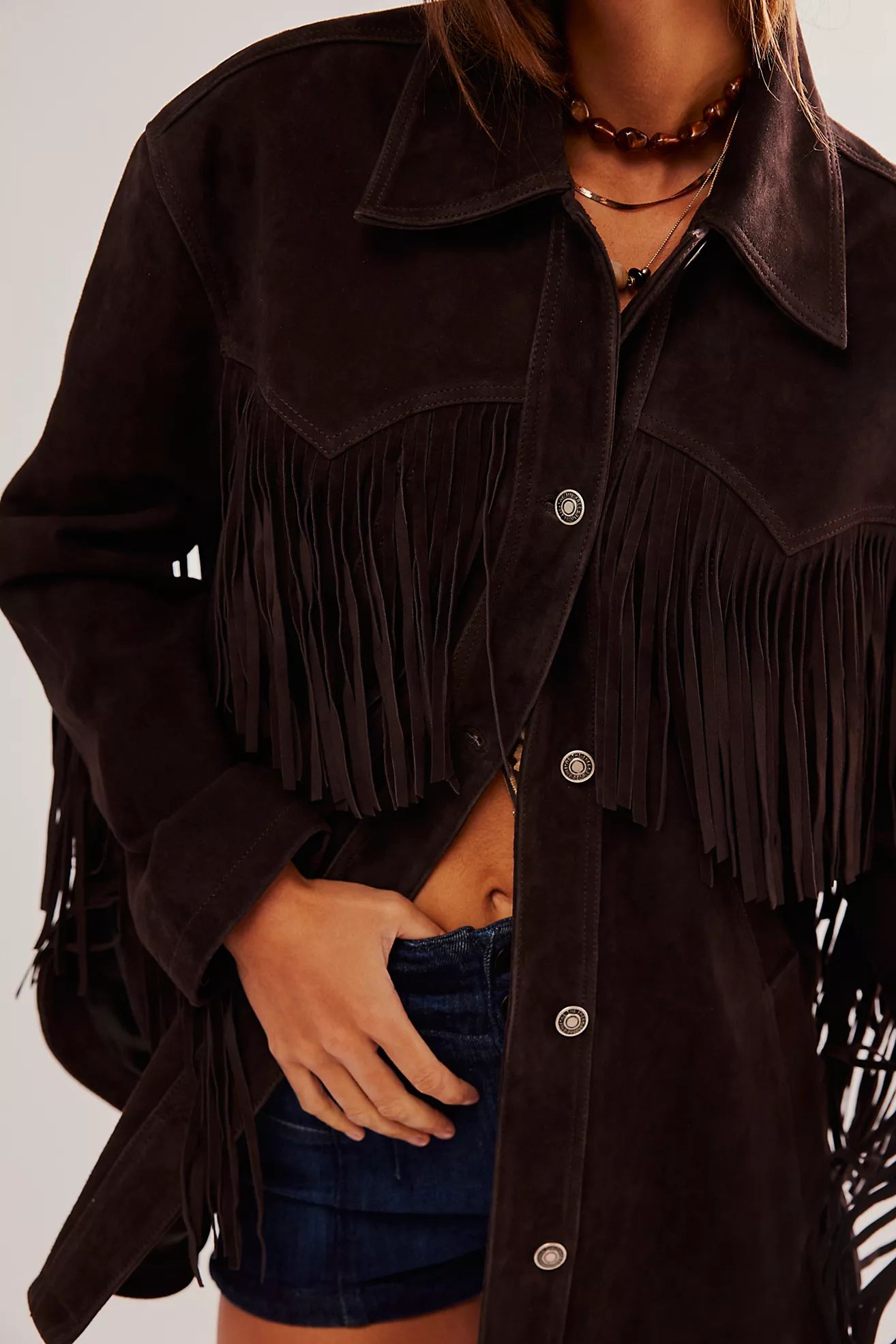 We The Free Fringe Out Suede Jacket | Free People (Global - UK&FR Excluded)