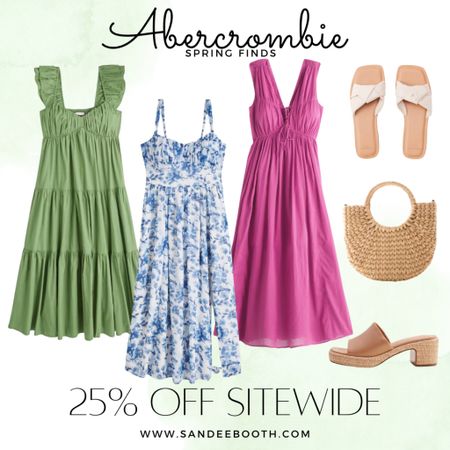 LTK Sale Ends Today! Abercrombie is 25% off site wide! Make sure to copy the code when you click the pieces to add at checkout. Easter / Spring Dress / Wedding Guest / Resort Wear / Vacation Outfit / Church Dress / Maxi Dress / Date Night



#LTKSale #LTKfamily #LTKunder50