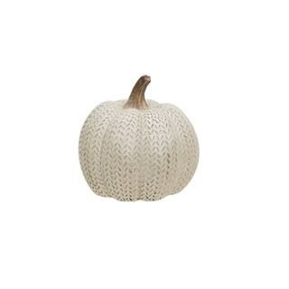 6" Cream Pattern Pumpkin Tabletop Décor by Ashland® | Michaels Stores