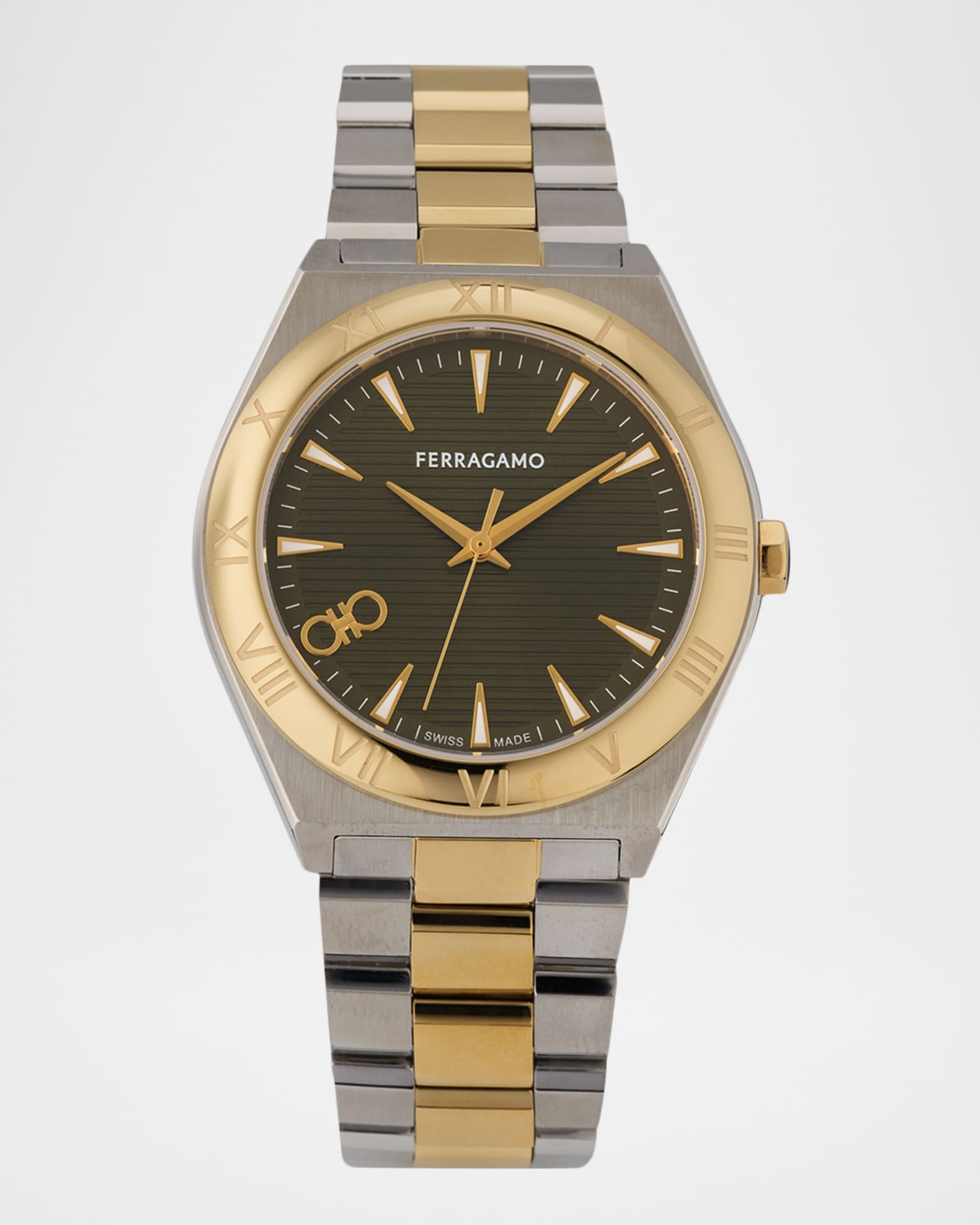 Vega Upper East 40mm Two Tone Bracelet Watch | Neiman Marcus