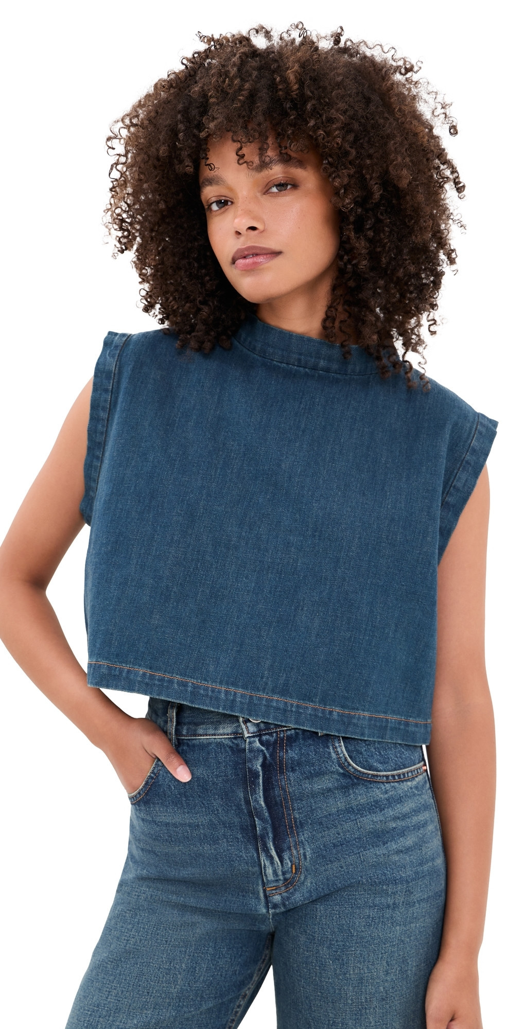 Rachel Comey Bacchus Top Muddy Indigo M | Shopbop