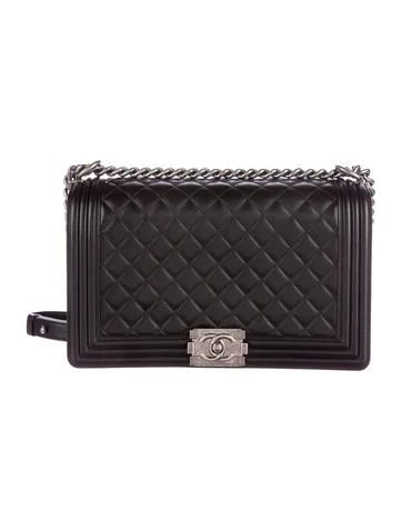 2015 Quilted Lambskin New Medium Boy Bag | The Real Real, Inc.