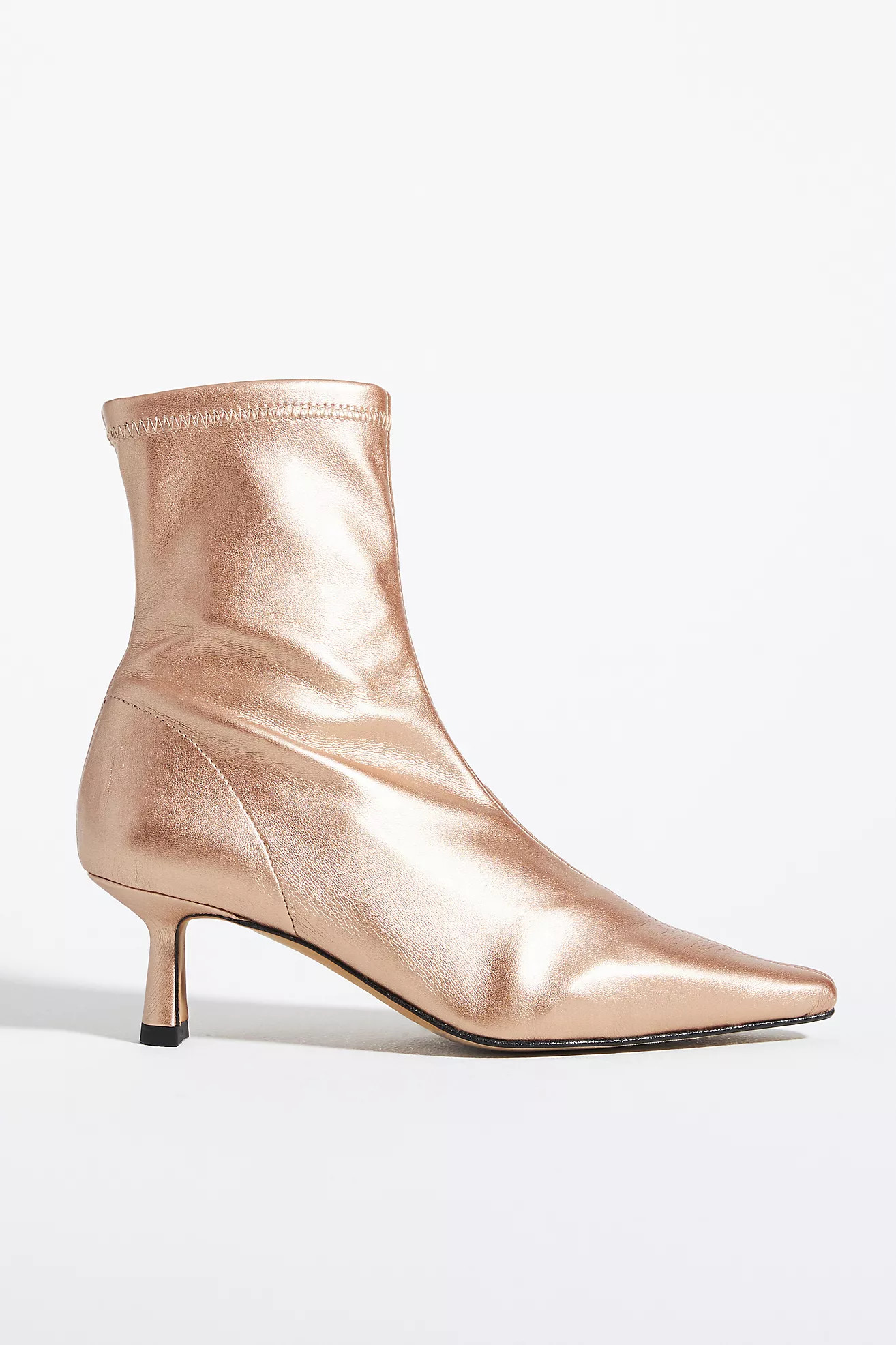 Angel Alarcon Pointed-Toe Kitten-Heel Boots | Anthropologie (US)