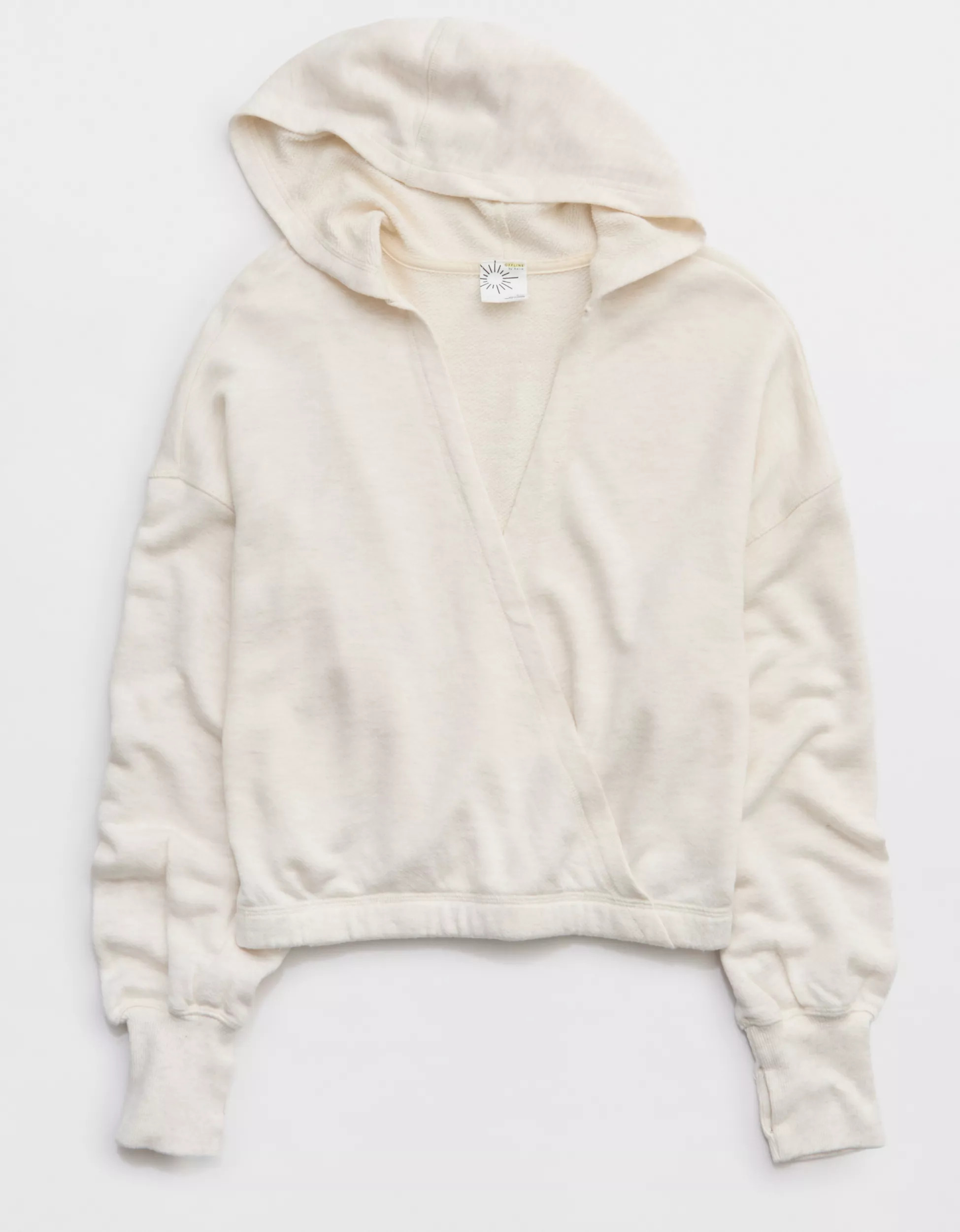 OFFLINE By Aerie Keep It 100 Terry Wrap Hoodie | Aerie