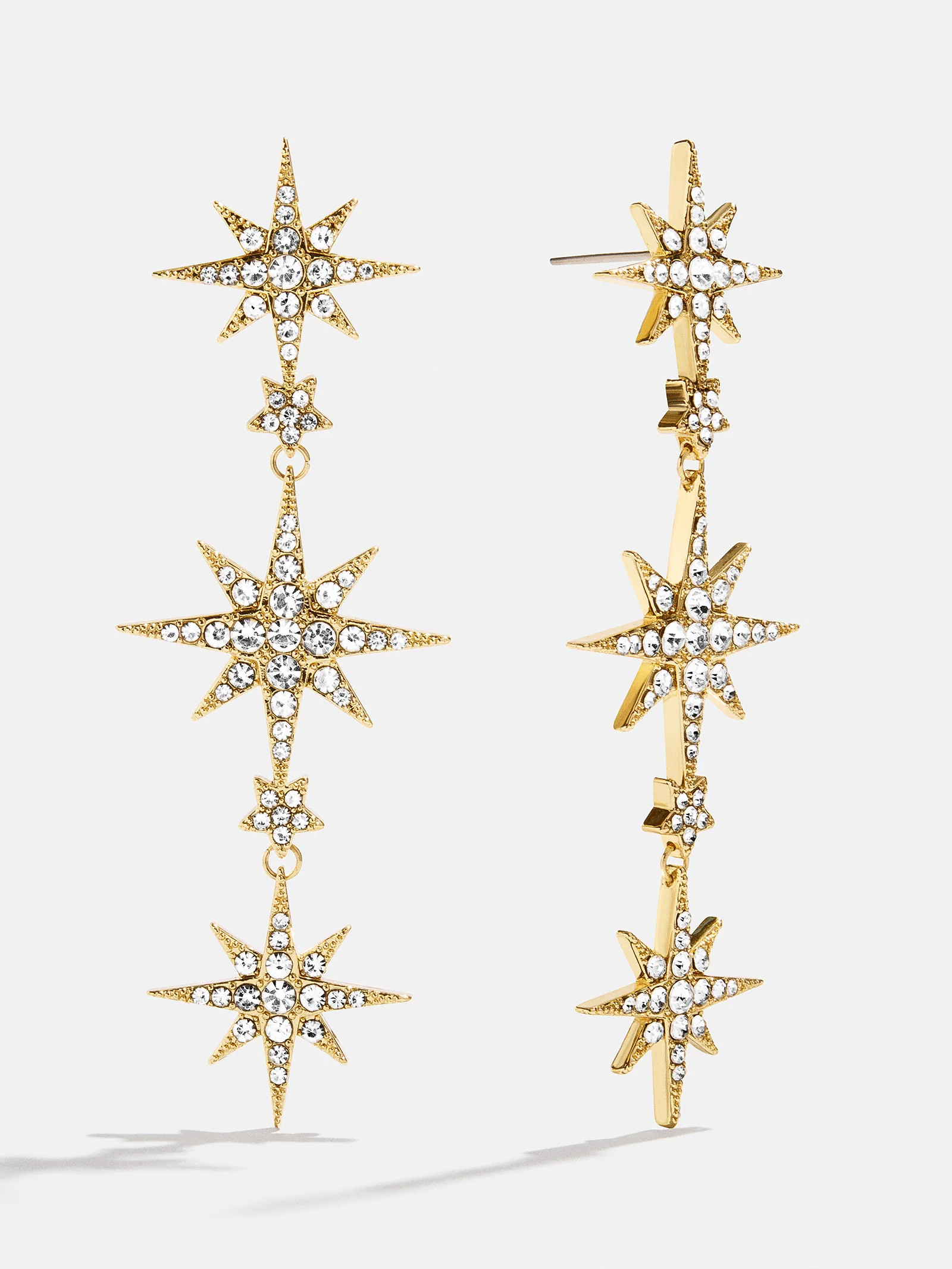 Venus Celestial Statement Earrings - Gold/Pavé | BaubleBar