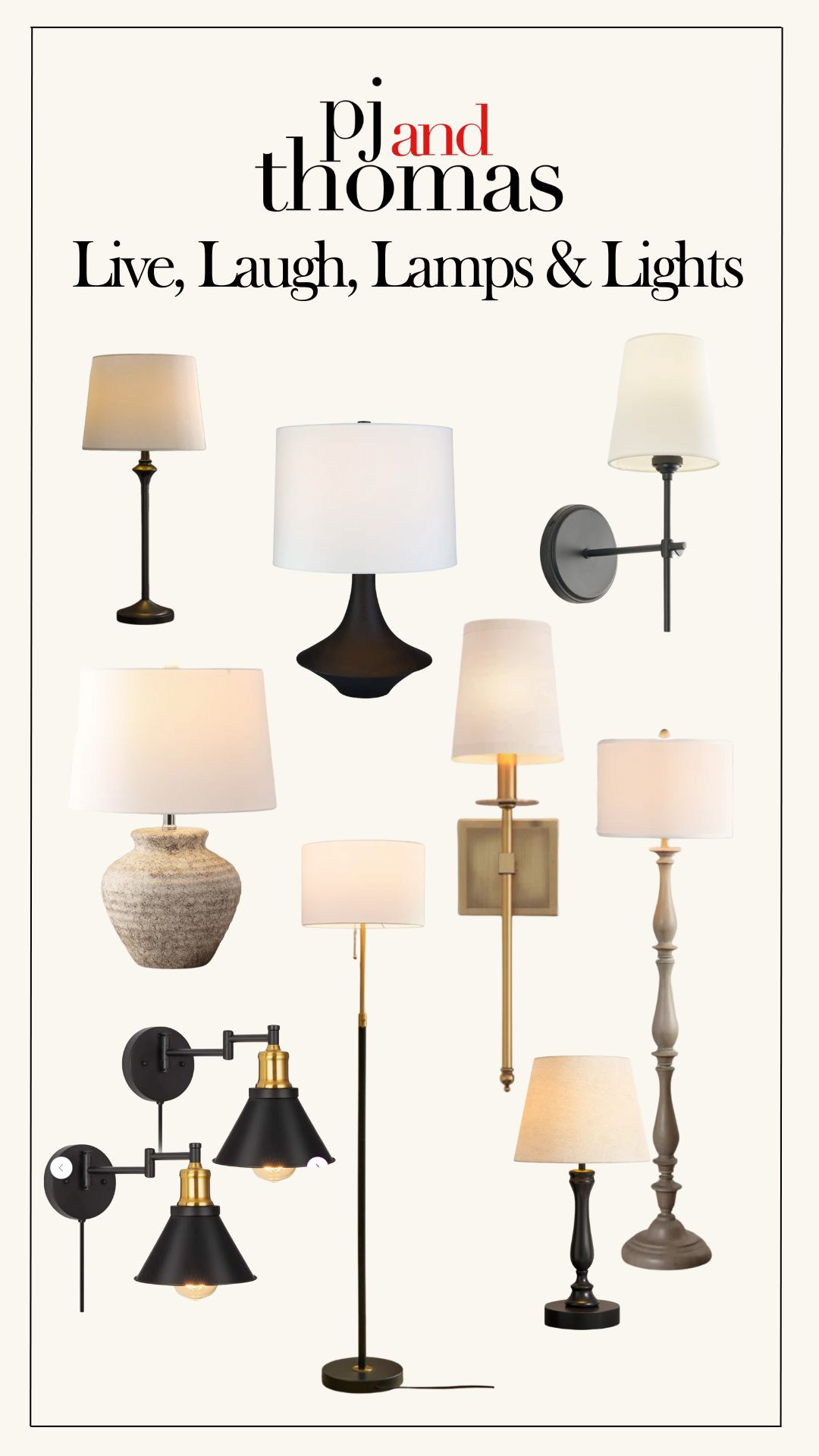 Because sometimes all a space needs is a little glow-up. We pulled our favorite lamps, sconces, and pendant lights — a mix of cozy, classic, and that looks way more expensive than it is.
All linked on LTK — scroll for the ones we’d actually use in our own home.
#cozylighting #interiordecor #homelightingideas #ltkhome #featurefriday #lamplove

 

 #LTKHome #LTKSaleAlert