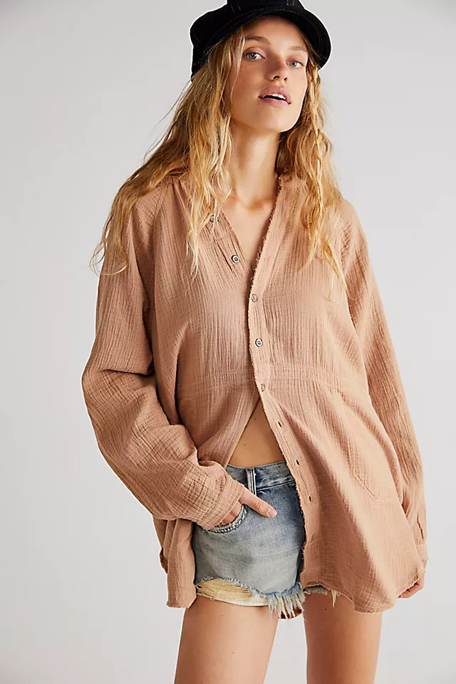 We The Free Summer Daydream Buttondown | Free People (Global - UK&FR Excluded)