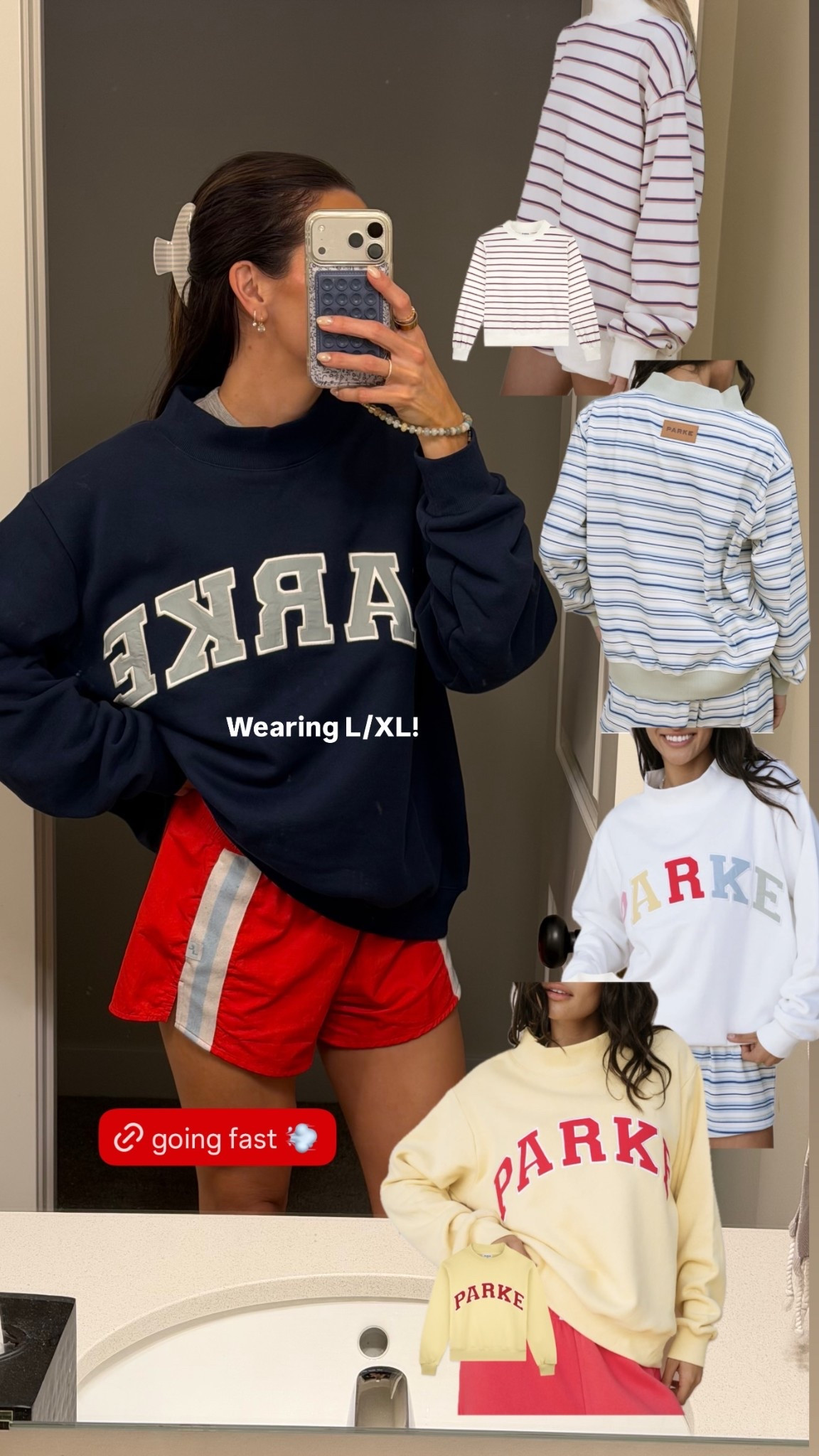 Wearing L/XL!