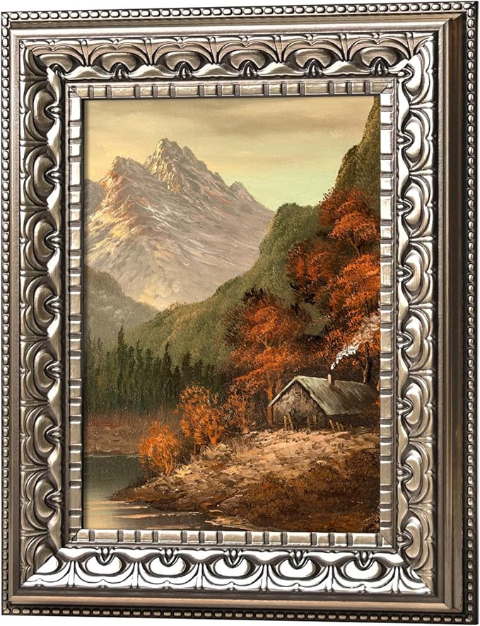 5x7 Vintage Picture Frames, Antique Picture Frame,Ornate Picture Frame for Wall Decor,1 Pack Silv... | Amazon (US)
