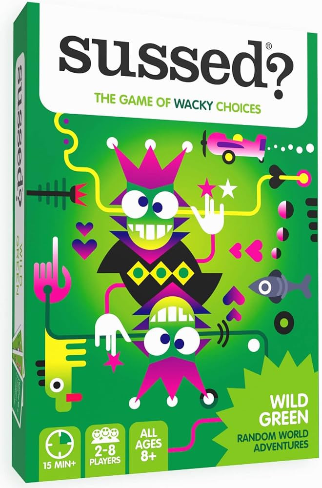 SUSSED The Game of Wacky Choices - Travel Games & Social Card Game for Kids & Adults - Conversati... | Amazon (US)