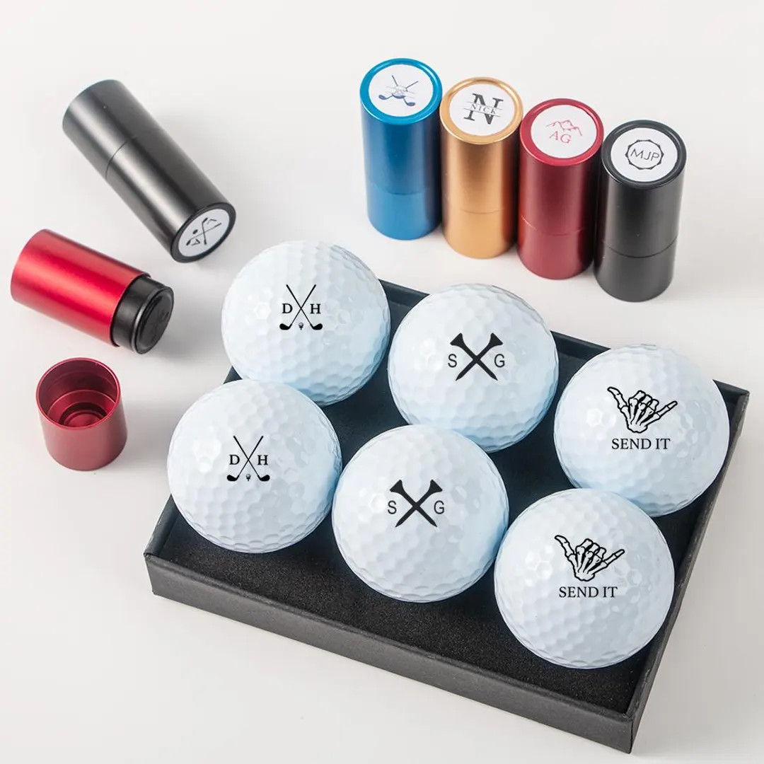 Monogram Golf Ball Stamp, Gifts for Golfer,personalized Golf Ball Stamp,custom Golf Stamps, Golf ... | Etsy (US)