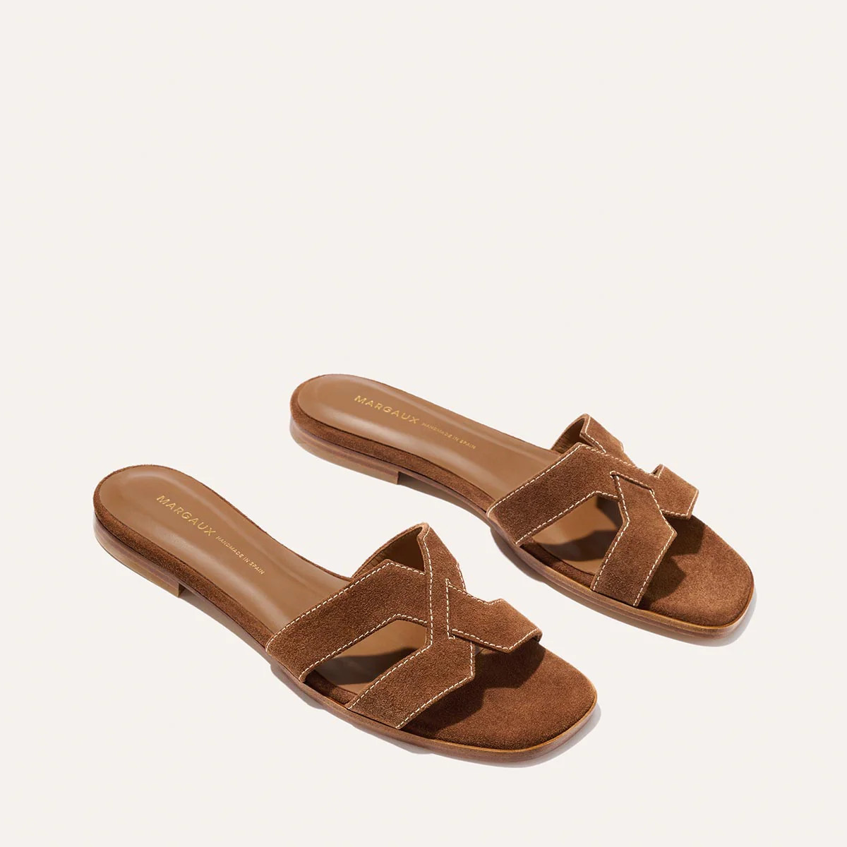 The MX Sandal - Saddle Suede | Margaux