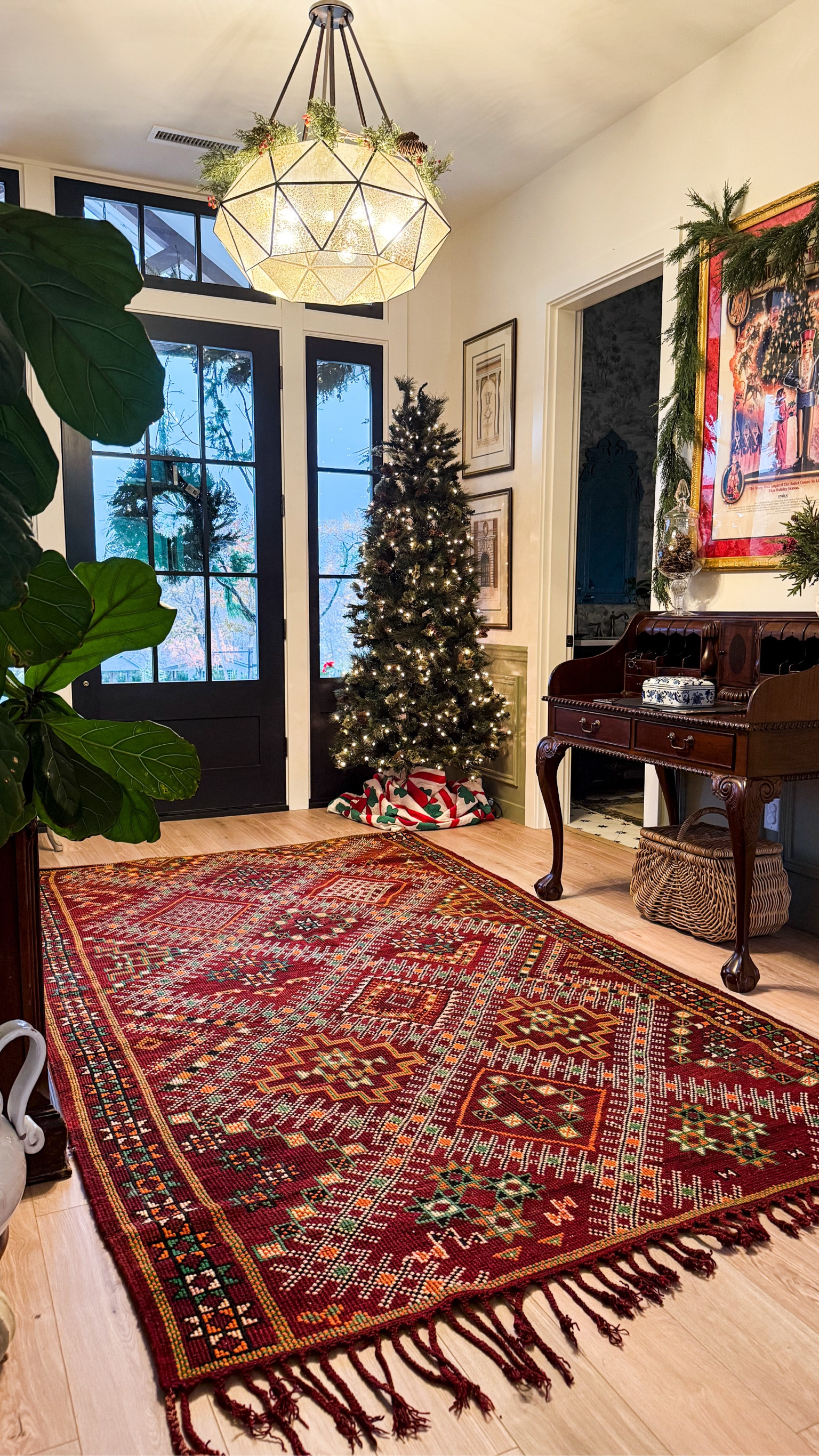 Our new entryway rug is one of a kind from Revival, but I’m linking some similar options so you can get the look here! Code 10OFF-SUNRISE gets you 10% off as well! 

#LTKSeasonal #LTKHome #LTKHoliday