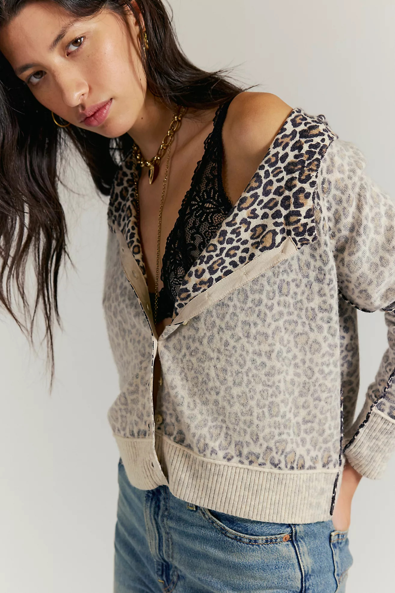 Nocturnal Patterned Cashmere Cardi | Free People (Global - UK&FR Excluded)