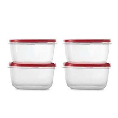 Rubbermaid 4pk 14 cup Easy Find Lids Food Storage Container Set | Target
