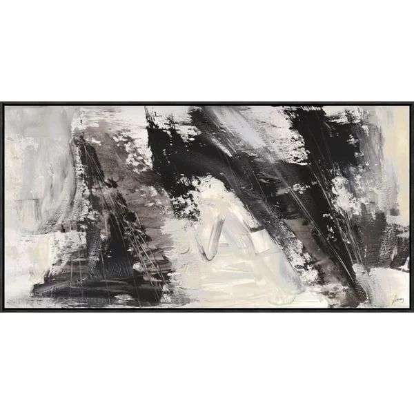 'Concetto Dinamico 1' by Lucas Framed Painting Print on Canvas | Wayfair Professional