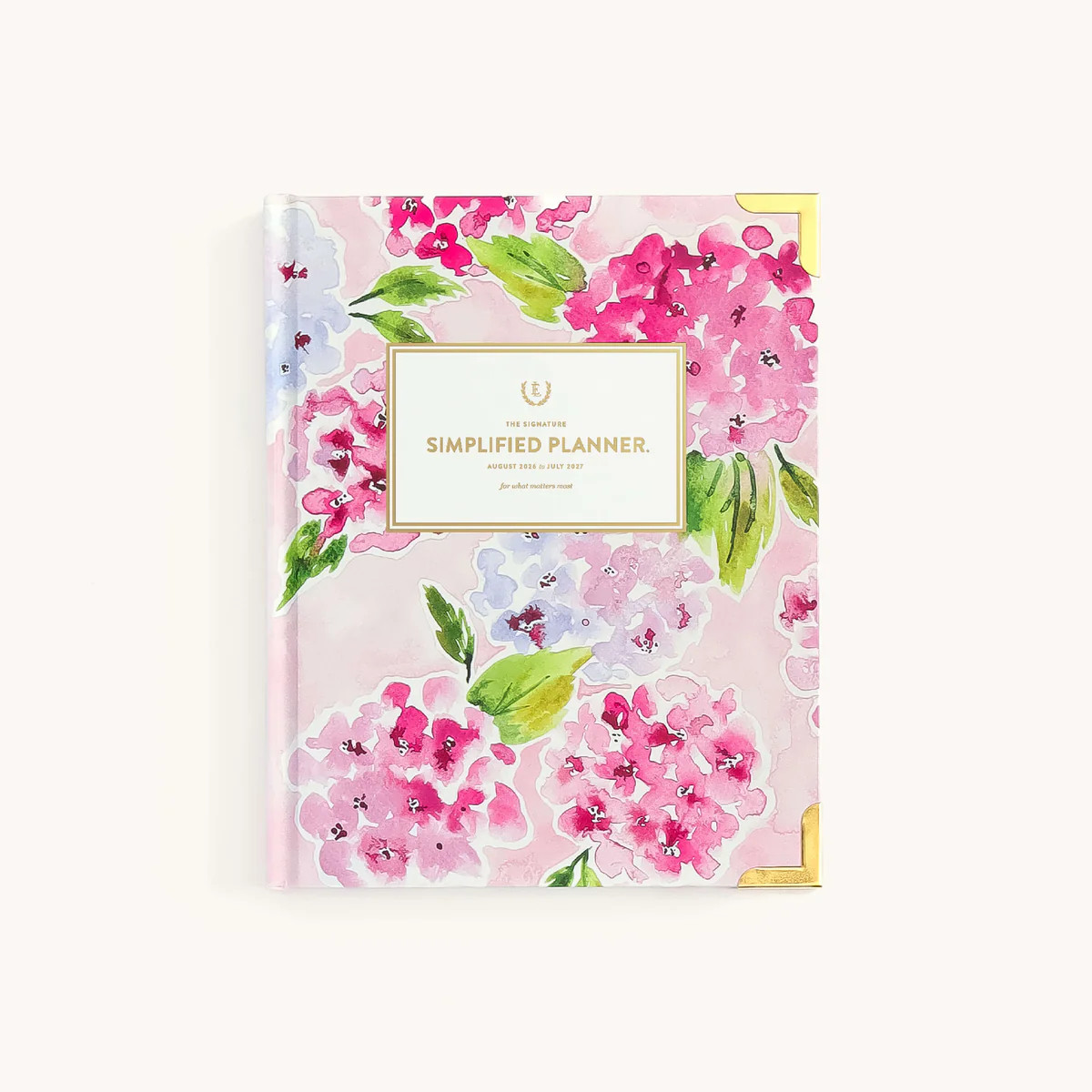 2026-2027 Weekly Planner |Bookbound Simplified Planner Blush Hydrangea | Simplified by Emily Ley