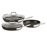 All-Clad HA1 Nonstick Hard Anodized Cookware Set, Induction Compatible, 5 piece, Black | Amazon (US)
