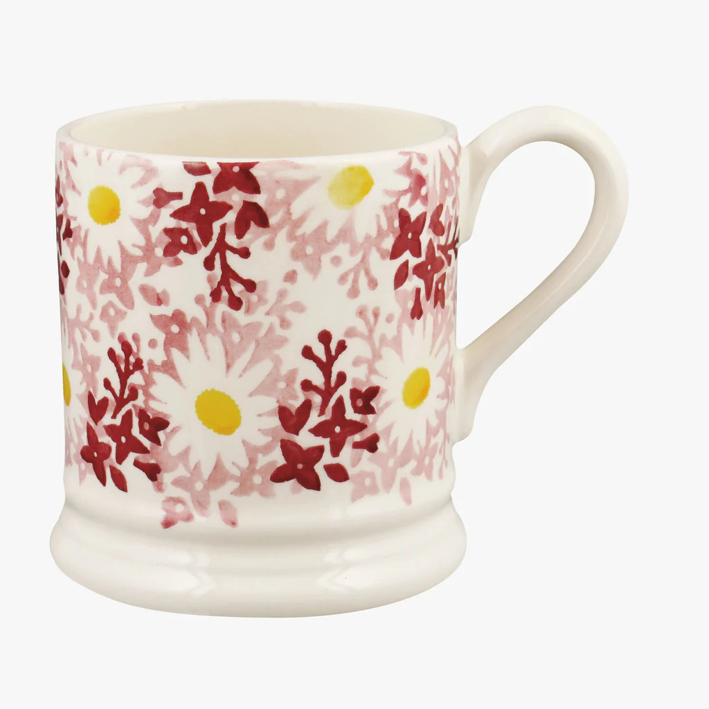 Pink Daisy Fields 1/2 Pint Mug | Emma Bridgewater (UK)