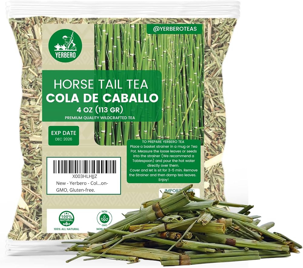 Yerbero - Cola De Caballo 4oz (113gr) | Horsetail Whole | Whole Loose Herbal Tea | Shave Grass/Sn... | Amazon (US)