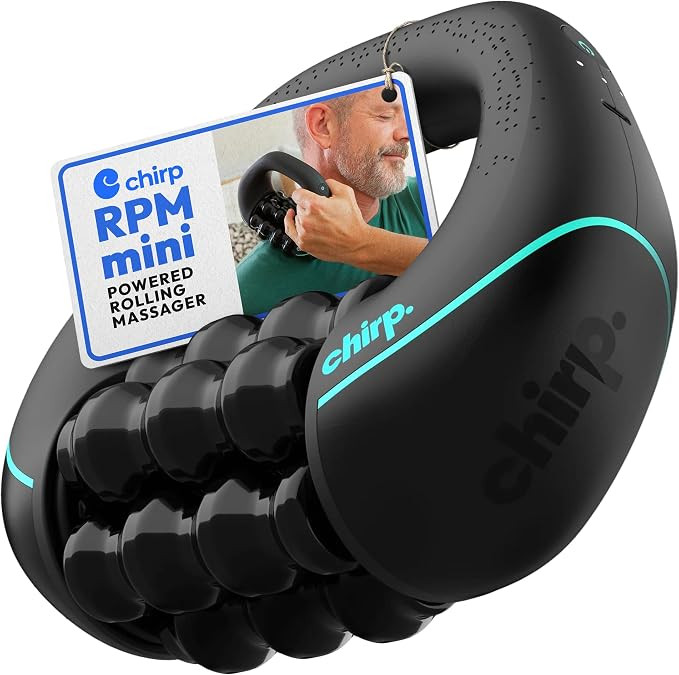 Chirp RPM Mini Rolling Percussive Massager, Deep Tissue Muscle Roller | Amazon (US)