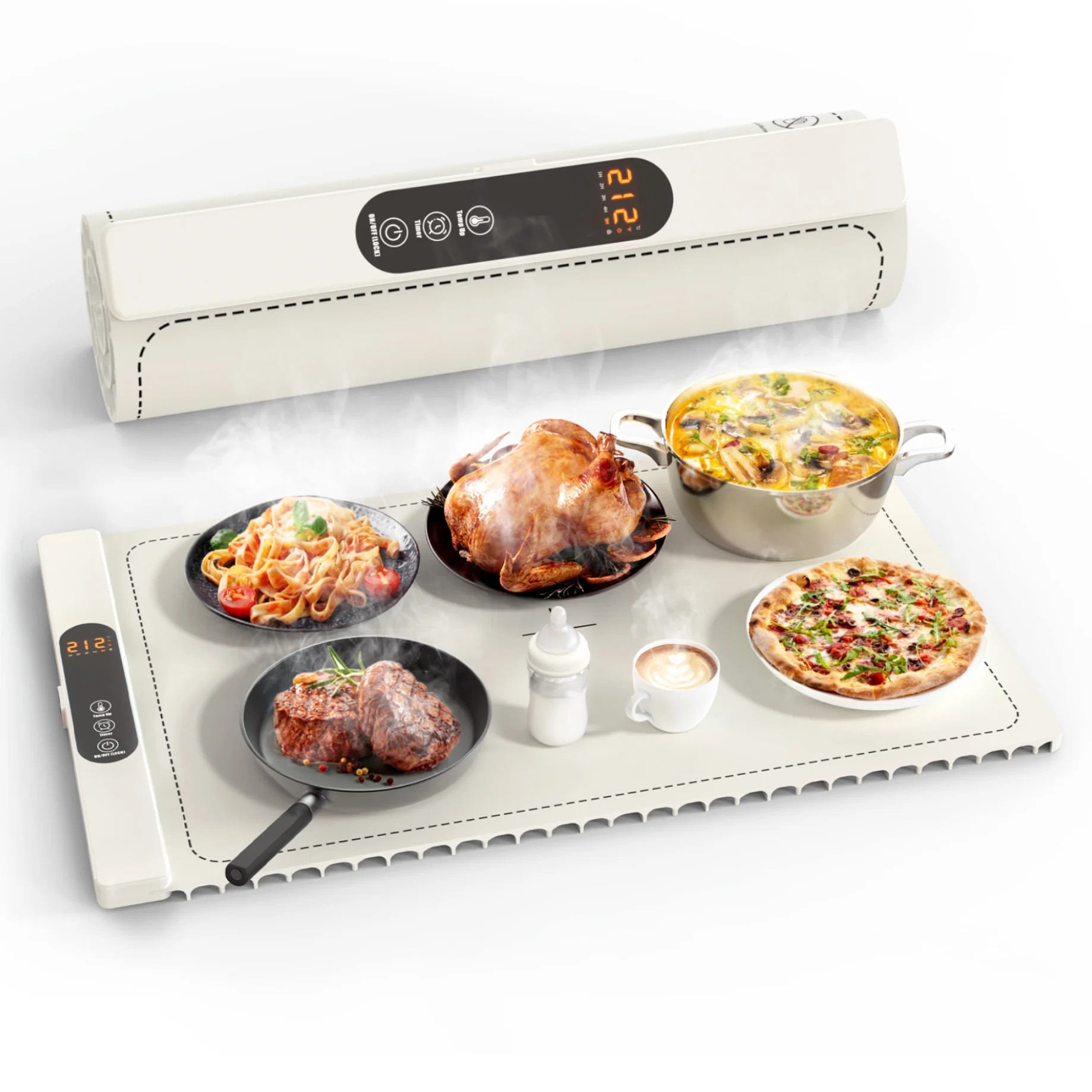 New Electric Warming Tray - Full Surface Heating,Rollable & Portable,Premium Silicone Nano-Materi... | Walmart (US)