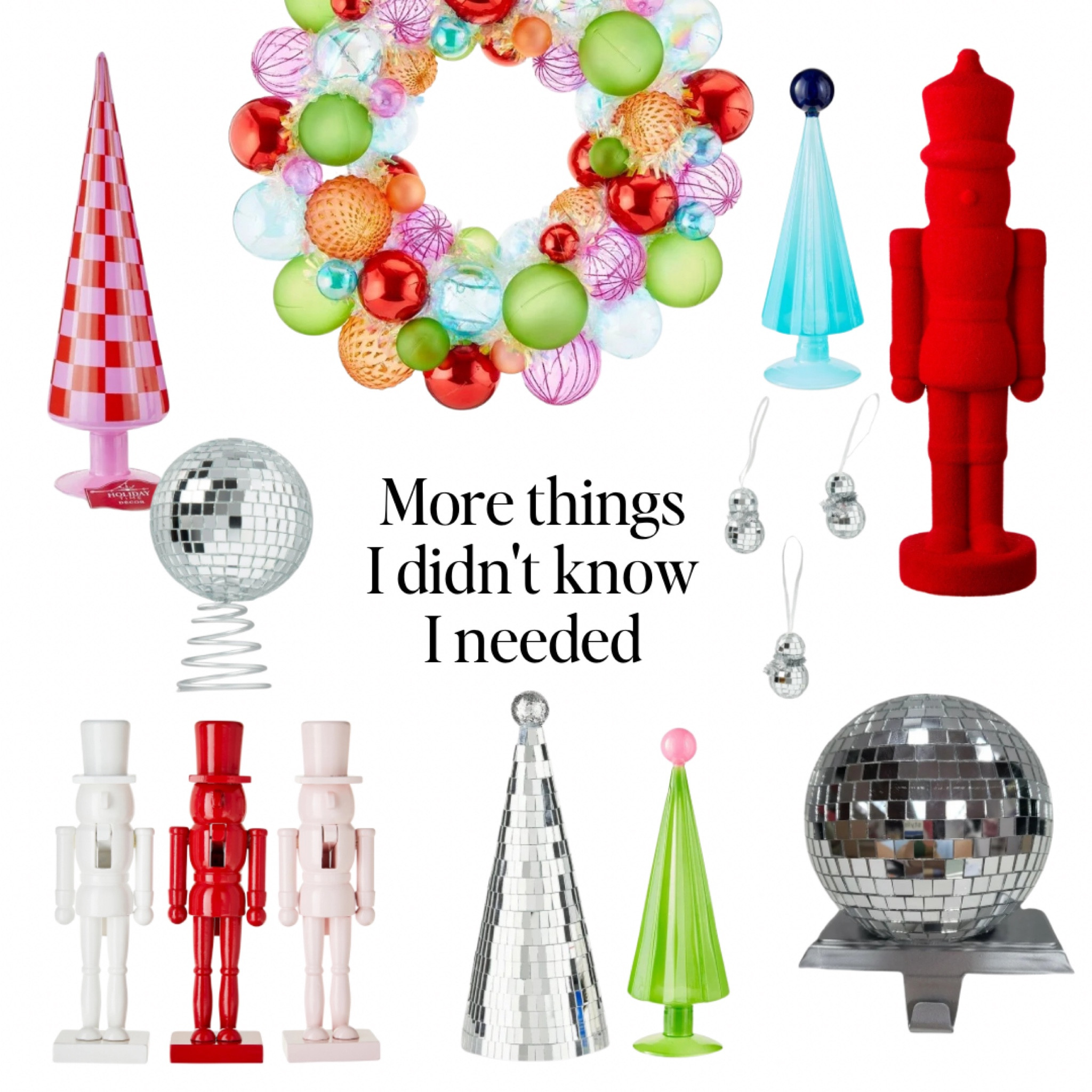 Do you love a Colorful Christmas? I've got you, check out these finds at Walmart. 

Walmart finds, holiday brights, nutcrackers, glass trees, pink Christmas, whimsical Christmas decor

#LTKHome #LTKSeasonal #LTKHoliday