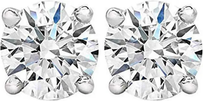 Bliss Diamond 1 - 3 Ct T.W. Lab Grown Round Diamond Studs in 14k White, Yellow, or Gold | Nordstr... | Nordstrom